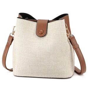 3792 Cross Body Bag Purses , Crossbody Bucket Bag-PU Leather Trendy Bucket